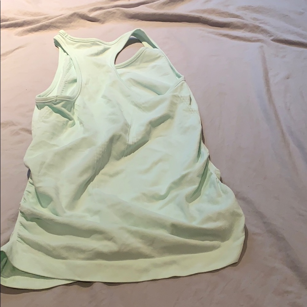 Athleta Mint Green Athletic Racerback Tank Top - Picture 4 of 6